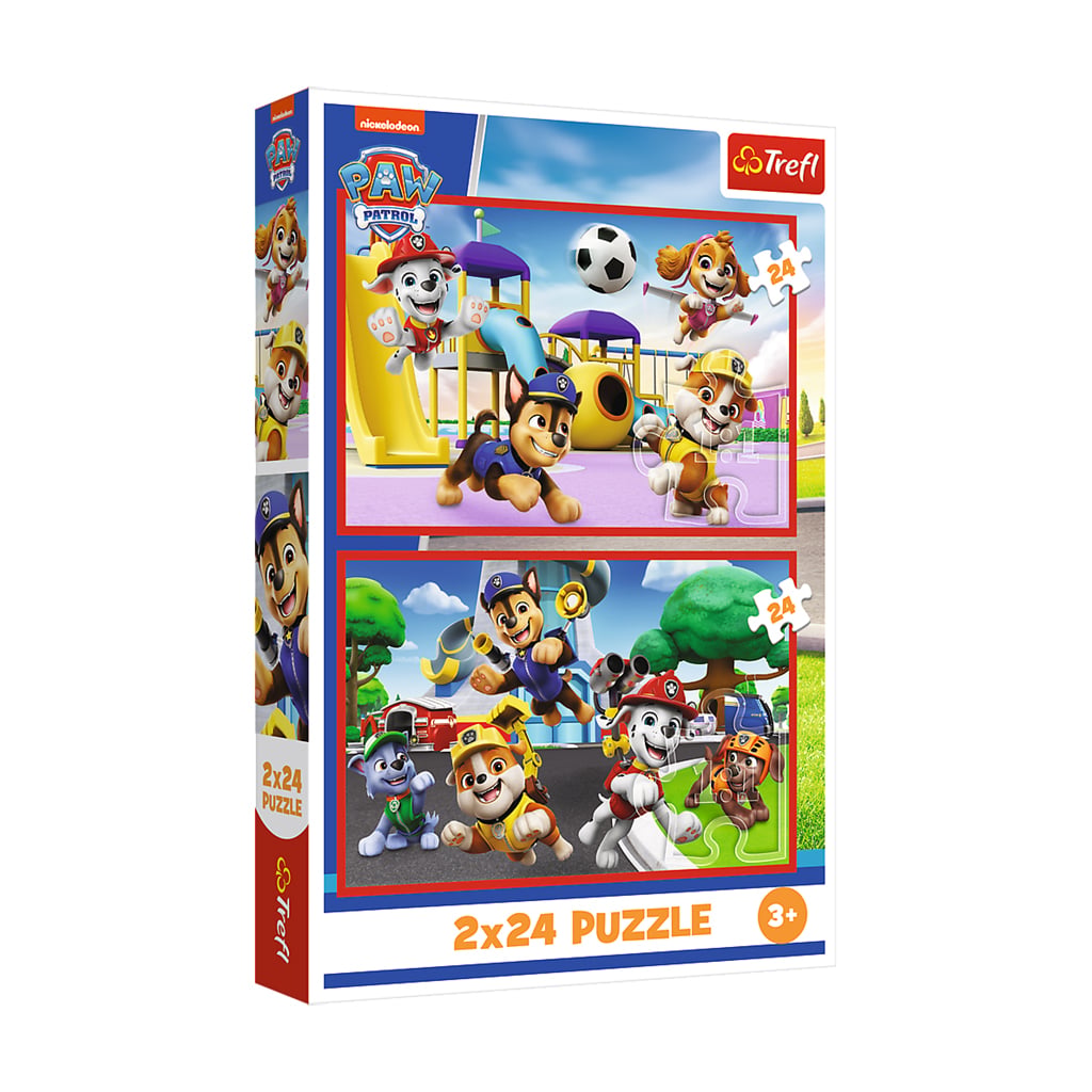 Пазли Trefl Paw Patrol Viacom Веселий день песиків, від 3 років, 48 елементів (44349)